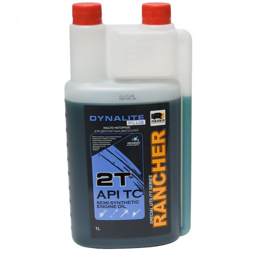 Присадка Rancher DYNALITE PLUS 2-т. п/синт. минерал. с дозатором. API TC 0,946 л. REZOIL (9 шт/кор.)
