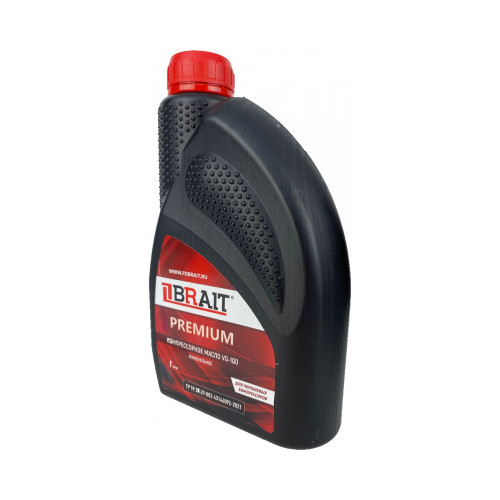Присадка BRAIT PREMIUM компрессорное VG-100 1л (12 шт/кор.)