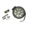 Фара светодиодная, круглая, c кронштейном, диаметр 7 см, с кронштейном, 12V-80V